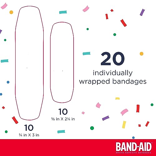 Image of Band-Aid Brand Adhesive Bandages for Minor Cuts and Scrapes, Featuring Disney Frozen Characters, Assorted Sizes, 20 Count (Pack of 6)