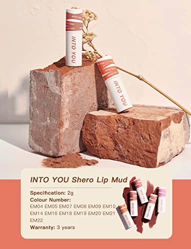 Into You Matte Lipstick Lip Mud, Waterproof Long Lasting Smudge Proof Velvet Lip Stains, Multi-Purpose For Lip And Cheek, Non-Stick Cup Not Fade Lip Gloss Makeup Cosmetics Official Directly (Em07) #TOP5
