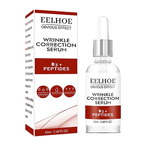 XUEJIAN Péptido de colágeno Suero Facial Esencia Facial Iluminador Antienvejecimiento Arrugas Reafirmante Levantamiento Suero Facial Reducción de poros Hidratante Cuidado de la Piel Reparación