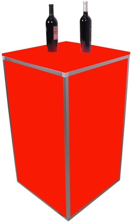 Prox XSA-2X2-42 Lumo Stage Acrylic Stage 2'x2'x42 Platform Cube Light Box Section for Disco Style Dance Floor