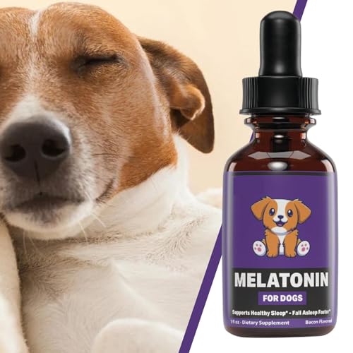 Hunde-Schlaf-unterstützung, 60ml Schlafmittel Für Hunde, Flüssiges Nahrungsergänzungsmittel Zur Unterstützung Eines Gesunden Schlafes Bei Haustieren
