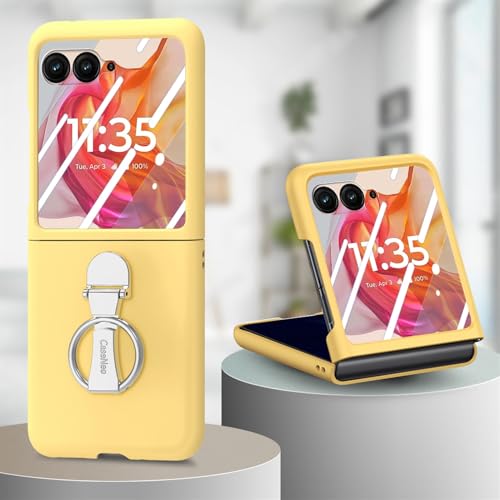 rWlXX^ČgѓdbEHbgP[X Motorola Moto Razr 50 Ultra P[XAKXXN[veN^[AXȑϏՌP[XAOX^hJo[tt{fBیJo[AMotorola p(Yellow)