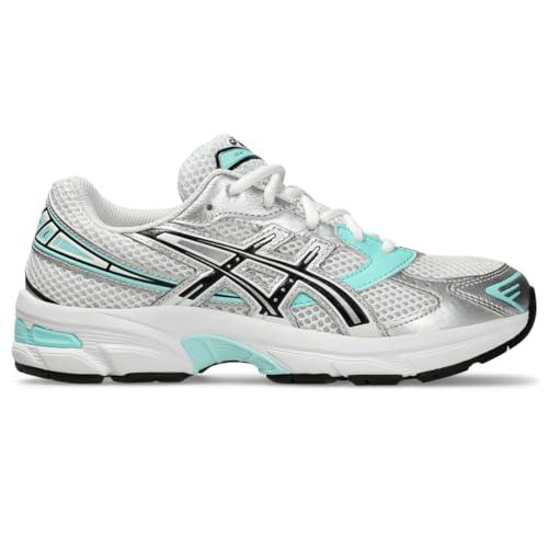 Asics Kid's GEL-1130 Grade School Sportstyle Shoe, 7, White/Black
