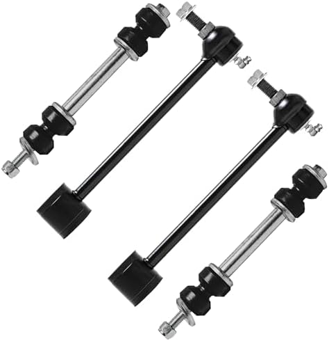 Front Sway Bar Bushings Barra Estabilizadora Delantera K700432 Sway Bar Links (2-Pack) - Fits Chevy Silverado/Tahoe/GMC Yukon 2007-2016, Reduces Body Roll Stabilizer Bar Link - Foto 3