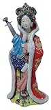 WQQLQX Statue Frau Wang Zhaojun Statue Skulptur Kunst handgefertigte Keramik Vier Schönheiten Statue Alte chinesische Kunst Figuren Geschenk Dekoration Zubehör Skulpturen