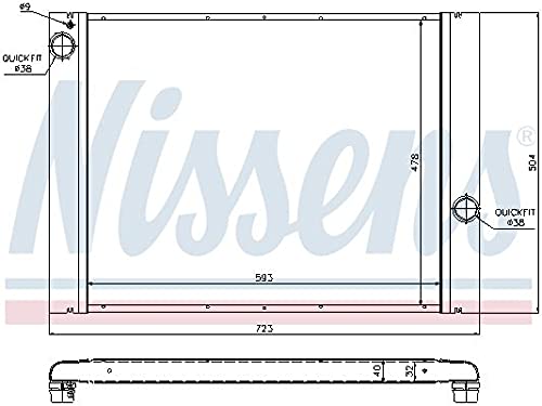 Amazon.com: Nissens Radiator - 60764 : Automotive