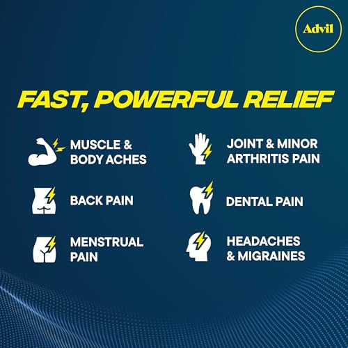 Advil Dual Action, Ibuprofen 125mg, Pain Relief, 216 Caplets - image 2