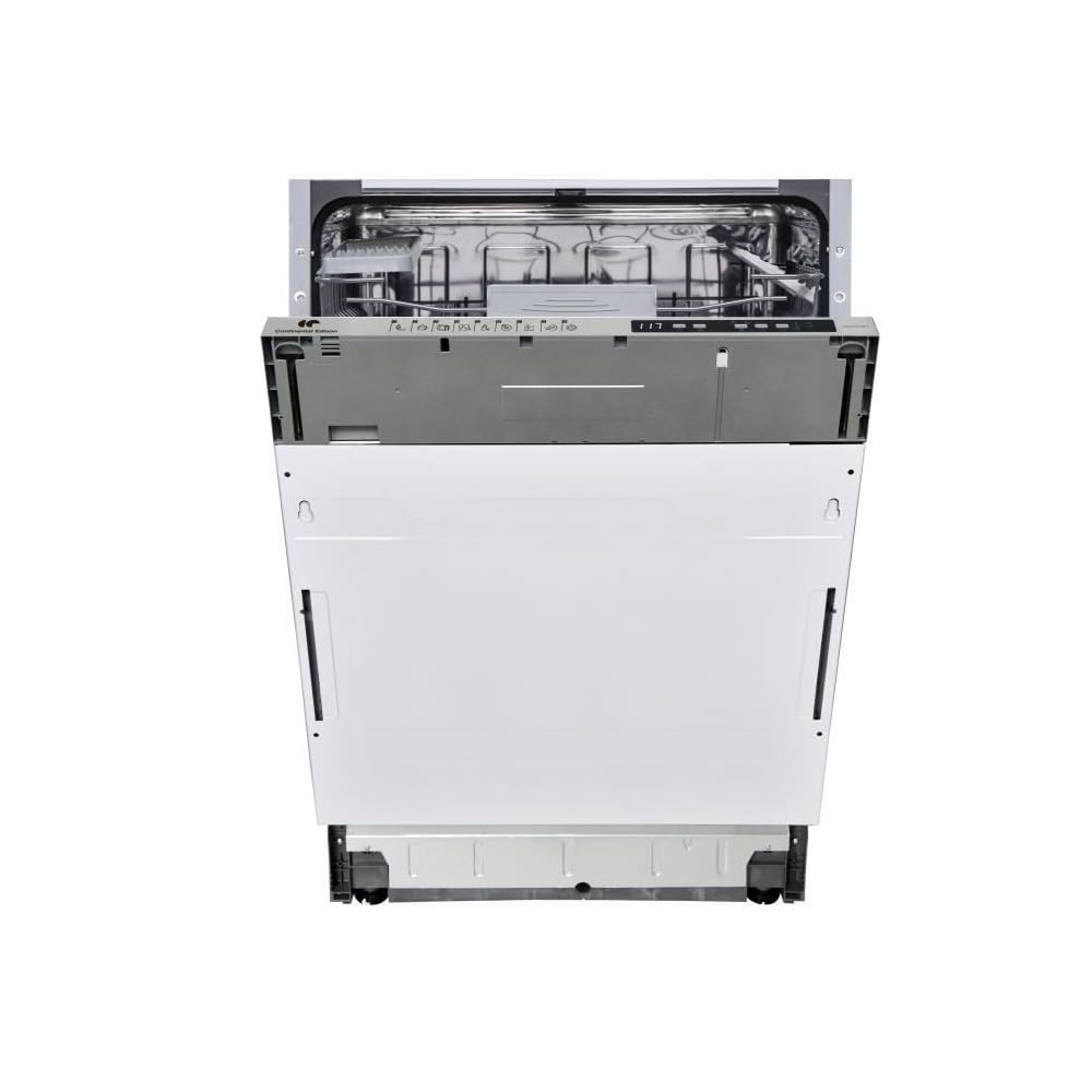 CONTINENTAL EDISON - Lavastoviglie completamente integrabile, 14 posate, larghezza 59,8 cm, classe D, motore a induzione, 42 dB, bianco