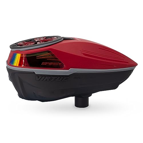 VIRTUE Spire V Electronic Paintball Loaders/Hoppers - Red Storm