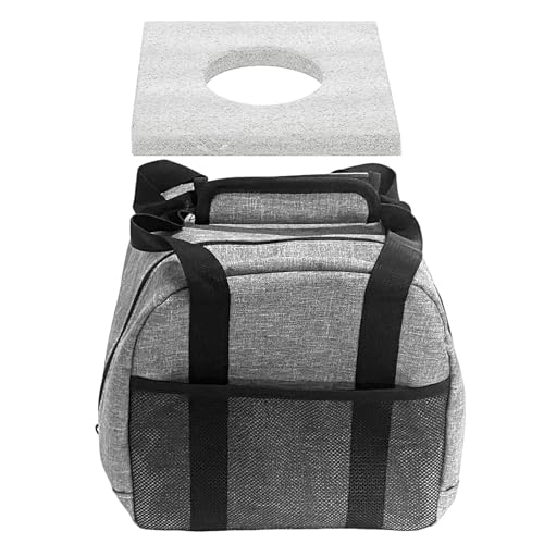 Besreey Sac de Boule de Bowling pour 1 Boule, Fourr-Tout Bowling Sac avec Poche en Filet