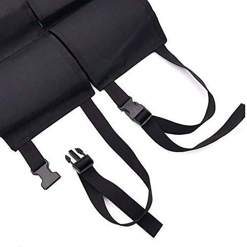 UNISTRENGH Seat Back Gun Sling Rack to Storage Organizer for 3 Guns, Rifles, Shotguns in Cars, Trucks & SUV for Hunting Sports Camouflage Car Storage in Pairs (Black)