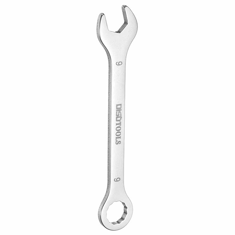 Chave combinada fina 9 mm HARFINGTON em aço inoxidável 30Cr13, 1 unidade