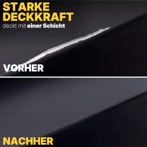 Lackstift Schwarz Matt 15ml RAL 9005 Matt für Felgen, Lackstift für Auto – Ansicht 3