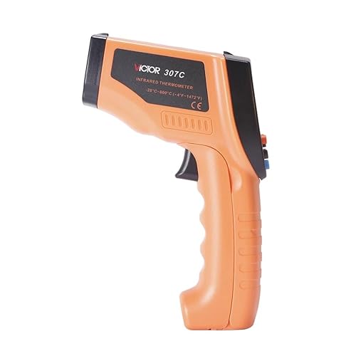 Miniatura 2 de Termómetro infrarrojo VC307C -20  1,472.0 F sin contacto medidor de temperatura digital IR pistola láser pirómetro termometro