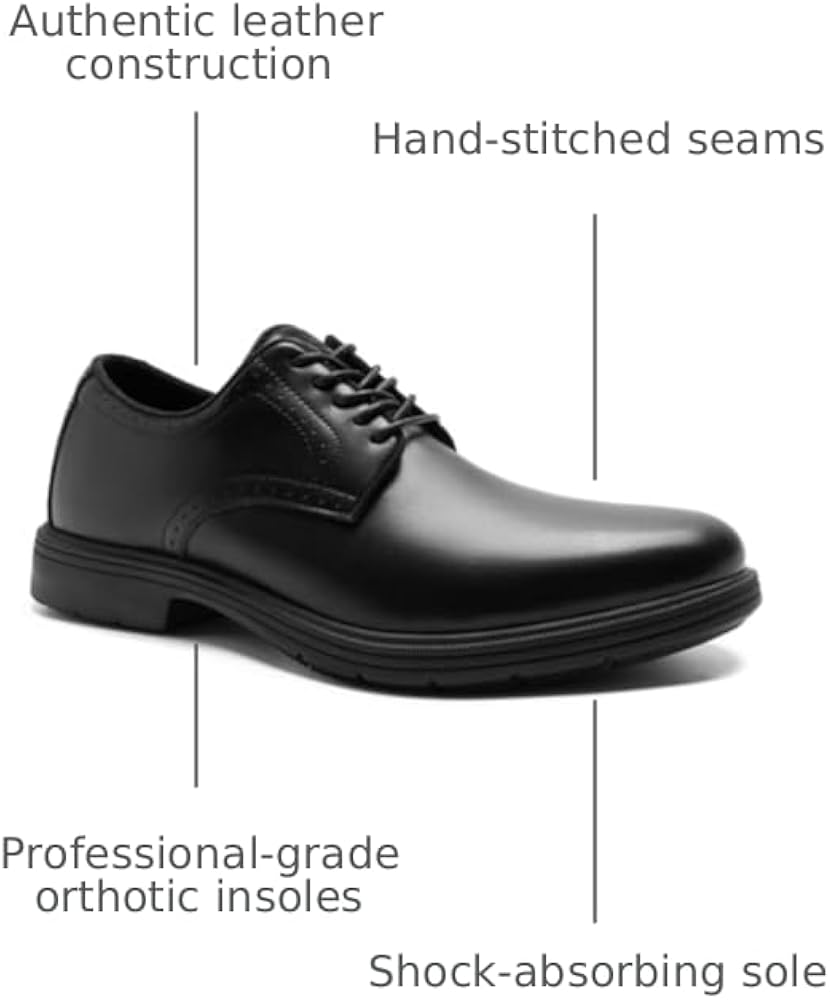fitted lace wedding dress Amazon.com | Orthopedic Business Leather Dress Shoes: Men's Stylish Arch  Support Orthotic Cap Toe Tuxedo Patent Oxfords, Outdoor Plantar Fasciitis  Adjustable Fit Wingtip Meeting Fashion Sneakers Black Size 8