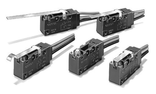 Basic / Snap Action Switches Long Hinge Lever With Leadwires 5A