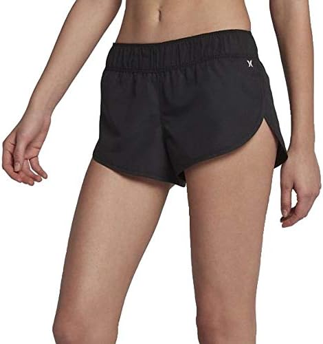 Hurley Women's Supersuede 2.5 Inch Board Swim Short, Black/Black//White 3, XS