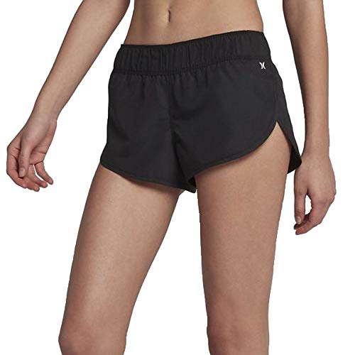 Hurley Women's Supersuede 2.5 Inch Board Swim Short, Black/Black//White 3, Xs #TOP6