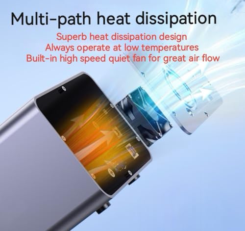 Image of IO Crest 2 Bay Tool Less Tray Hot Swappabe 2.5 inch 3.5 inch SATA Non Raid External USB 3.0 Enclosure SY-ENC50124