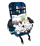 Lightning X Small Medic First Responder EMT Trauma Bag Stocked First Aid Fill Kit A Navy Blue