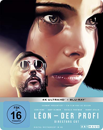 Amazon Com Leon Der Profi 25th Anniversary Steelbook Edition 4k Ultra Hd Blu Ray Import Movies Tv