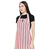 Encasa Homes Kitchen Apron for Women with Pockets & Towel Holder | Size 27" x 33" with Adjustable Neck | Classic Roma Red Stripes - 100% Cotton | Can be used by Men & Chefs Cooking & Baking Encasa Homes Kitchen Apron for Women with Pockets & Towel Holder | Size 27" x 33" with Adjustable Neck | Classic Roma Red Stripes - 100% Cotton | Can be used by Men & Chefs Cooking & Baking
