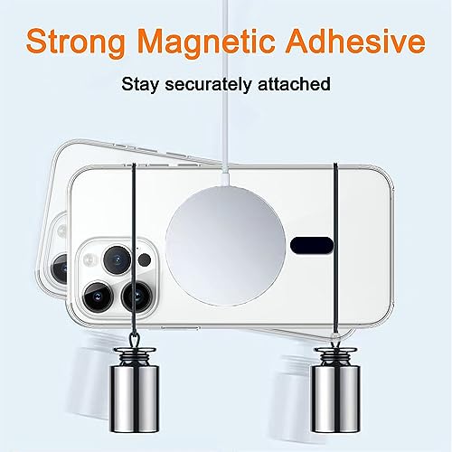 Image of COJOC 3PCS for Magsafe Ring Sticker,Universal Magnetic Conversion Adapter Compatible with Wireless Charging Accessories for iPhone 17 /Air /16 /15 /14 Series, Galaxy Series and Phone Case,Dark Blue