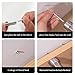 Double-Head Skirting Thread Seamless Nail,500Pcs Invisible Screws Nail, Skirting Line Without Marks Nail Equipped with 5 Nail Specific Sleeve Tool (500)