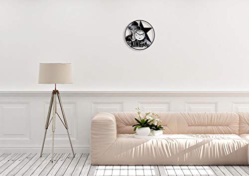 Kovides Wall Clock Michael Pop King Mj Clock Moonwalker Vinyl Record Clock 12 Inch #TOP3