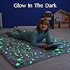 Joiedomi Glow in The Dark Blanket Space Star Gifts Toys for Girls Boys Age 2 3 4 5 6 7 8 9 10 11 12 Year Old Boy Gifts, Soft Cozy Flannel Kids Throw Blanket, Birthday Bedroom Decor 50"×60" #1