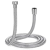Brauseschlauch Universal Duschschlauch 1.5 M Edelstahlschlauch Verdrehschutz Metallschlauch Schlauch für Duschkopf Edelstahl Shower Hose