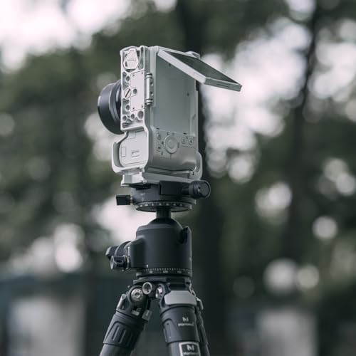 Image of Tilta Half Camera Cage for ZV-E1 Lightweight Kit | Includes Half Cage, Top Handle, 1 /4 inch-20 to NATO Adapter | Cold Shoe, NATO Rail, M3 and 1 /4 inch inch-20 Threads Mounts | Silver