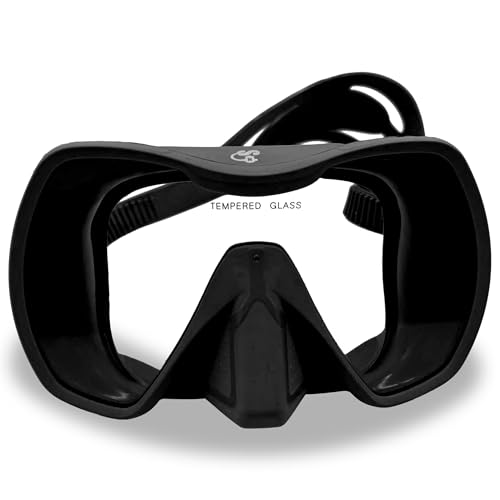 Image of Mako Single-Lens Scuba Diving Mask, Low Volume