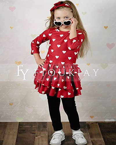 Image of fioukiay Girl Fall Winter Clothes Toddler Girls Spring Outfits Baby Girl Floral Top with Pants Clothing Sets