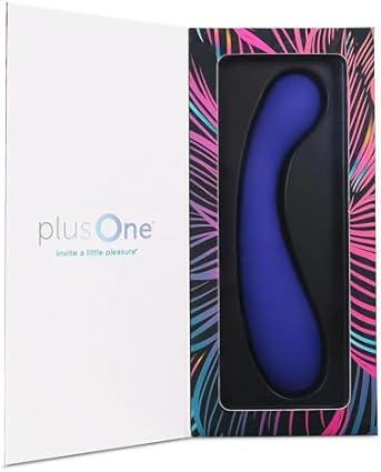 plusOne Masajeador G-Spot, estimulador de punto G, masajeador personal con 10 potentes ajustes de vibración, recargable, totalmente impermeable