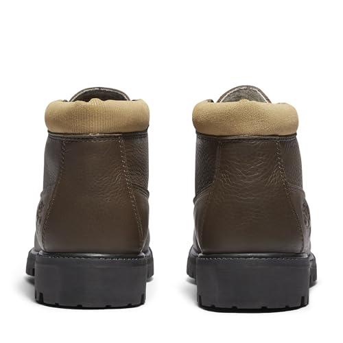 Timberland Men's Premium MID LACE UP WATERPROOF CHUKKA BOOT, BROWN, 10.5 Medium