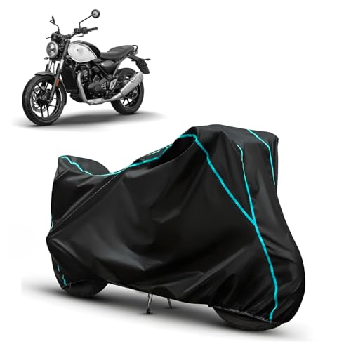 Image of Water Resistant Bike Cover for Triumph Speed T4 All Weather, UV Heat Resistant, Dustproof, Triple Stitched, Windproof Elastic Bottom