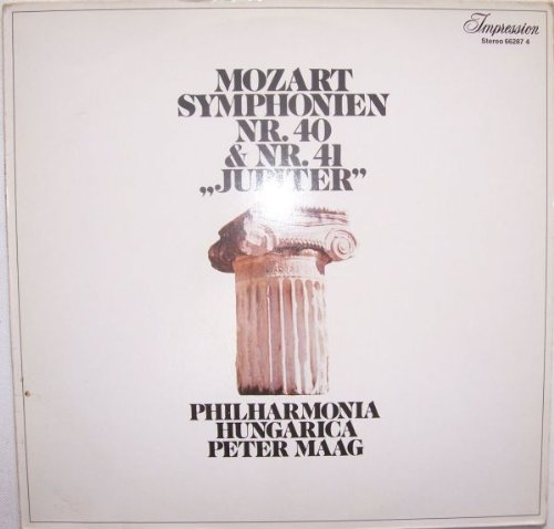 Wolfgang Amadeus Mozart - Philharmonia Hungarica , Peter Maag - Symphonien Nr. 40 & 41 "Jupiter" - Impression - 66287 4