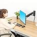 NB North Bayou Monitor Wall Mount Bracket LED LCD Computer Monitor Mount Height Adjustable Full Motion Articulating Gas Strut Arm Fits 24