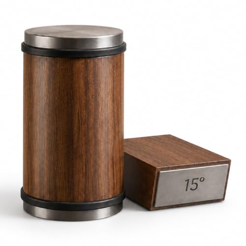 Noren Pro Afilador de cuchillos profesional con discos de diamante, color madera