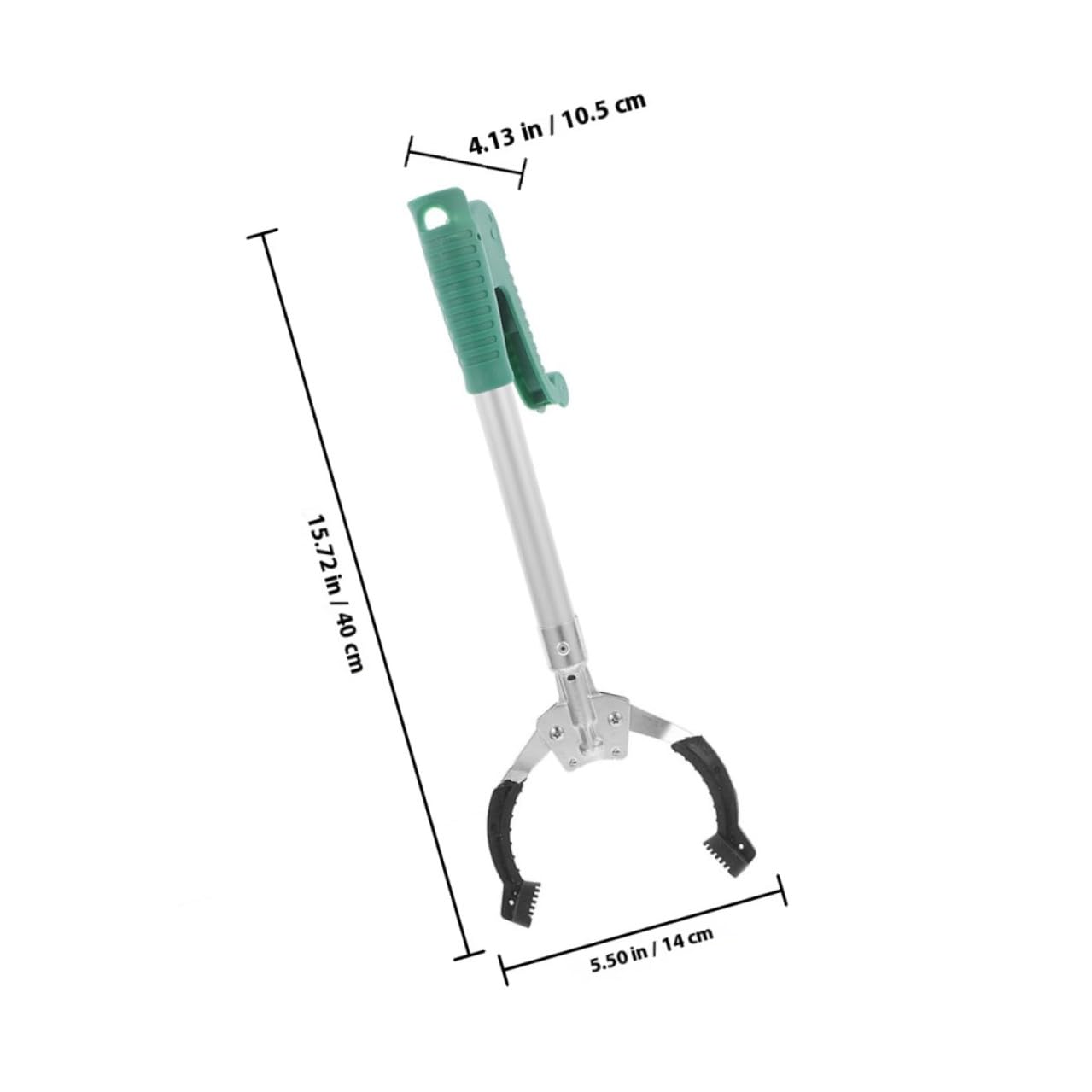 GLEAVI Pinza Raccogli Rifiuti 2 Pezzi in Plastica 40 CM Impugnatura Comoda Strumento Versatile per Raccolta Rifiuti in Uffici e Sanificazione