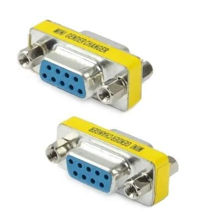 Convertisseur Adaptateur Série RS232 DB9 9 Broches Femelle vers Femelle