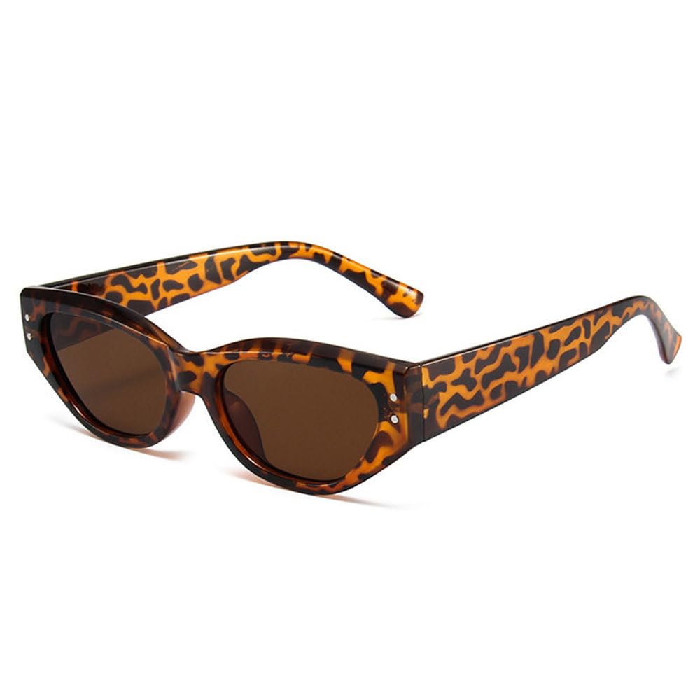 Occhiali da sole retrò da uomo, con lenti UV400, alla moda, da donna, con rivetti, quadrati e sfumati, per shopping, viaggi, spiaggia, feste, ciclismo