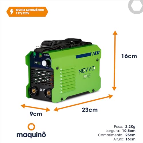 Máquina Inversora De Solda Fix1650 Bivolt 160a Mma Tig NEVVO