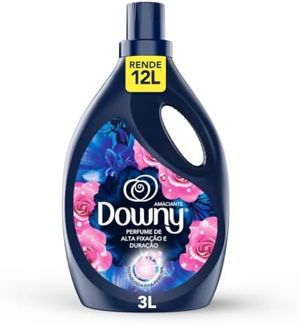 Downy Amaciante Concentrado Brisa Intenso 3L, Rende 12L, Perfume ...