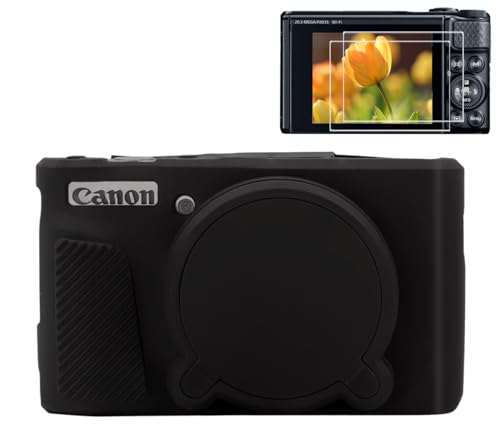 Pocoukate Soft Silicone Case for Canon SX740 HS