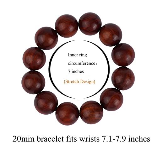 Image of Prayer Bead bracelet Mala Beaded Bracelets for Men Women 12 /15MM