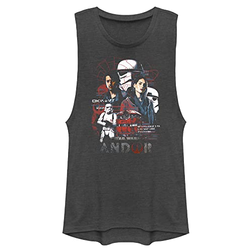 Débardeur Star Wars Andor femme XS haut sans manches gris foncé tendance geek