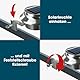 EASYmaxx Solar-Dachrinnenleuchten 3er Set, Edelstahl | Außenbeleuchtung | Kabellos | Beleuchtung