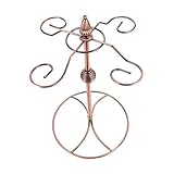 GRADENEVE Weinglasregal Brillenaufhänger Wäscheständer für Weinbecher rustikale Garderobe küche Organisation küchen Organisation Stielglasgestell Hängegestell für Dampfgeschirr Eisendraht